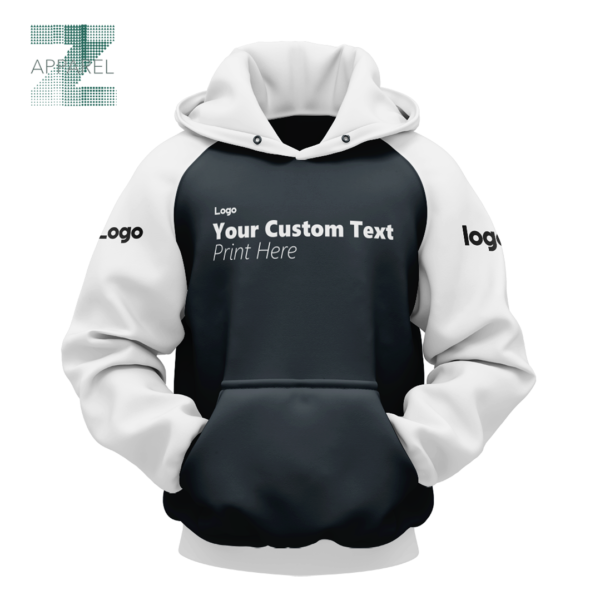 Premium Raglan Sleeves Men's Pullover hoodie 270 gsm Blend of cotton and polyester - Image 4