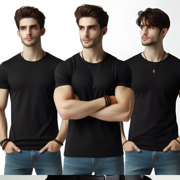 High Quality Wholesale Men's Plain T-shirt - 100% Cotton, 180gsm - Image 4