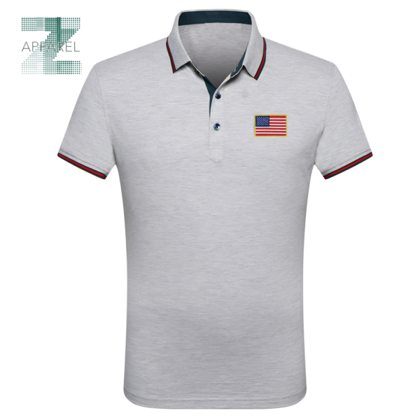High-Quality Men's Polo Shirts with Embroidered Logo - 100% Cotton, 180gsm