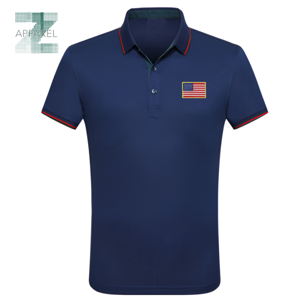 High-Quality Men's Polo Shirts with Embroidered Logo - 100% Cotton, 180gsm - Image 4