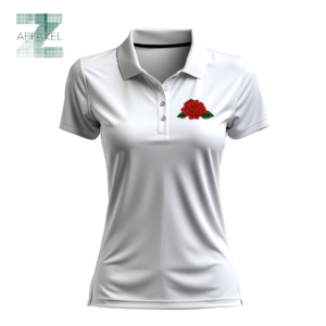 Women Embroidered logo Polo