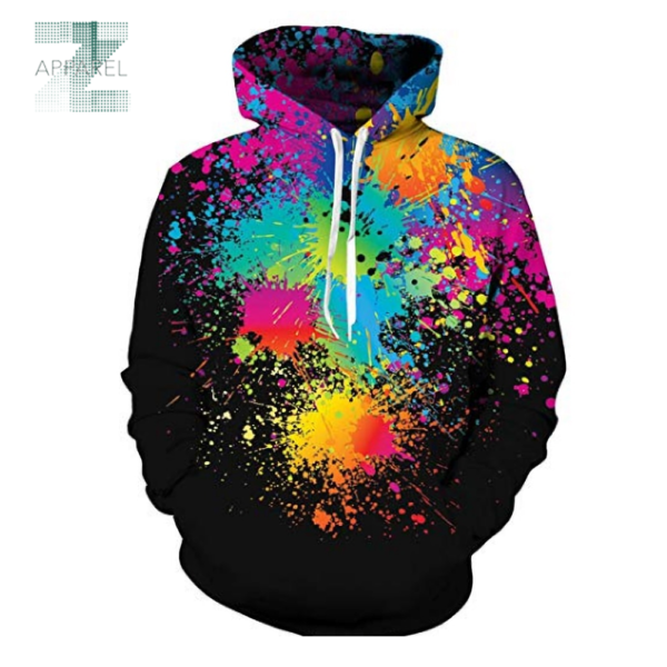 Breathable 3D Digital Printed Hoodies