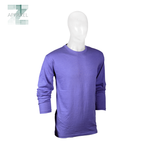 Long-Sleeve Knitted T-shirt