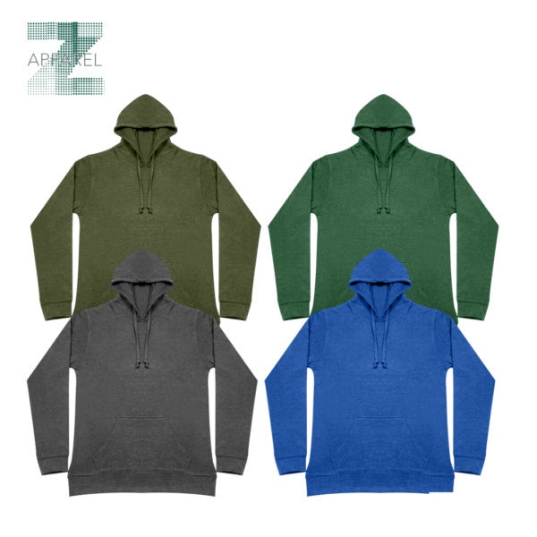 Men's Fleece Gaiter Hoodies - 250gsm High-Quality 55% Cotton 45% Polyester with stylish design - Image 3