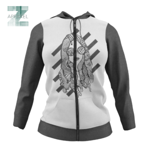 Women's Raglan Printed Hoodie