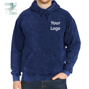 High-Quality Unisex Mineral Wash Pullover Hoodie